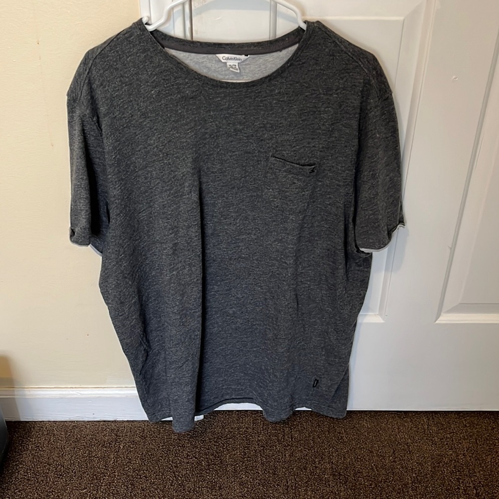Gray Calvin Klein Shirt